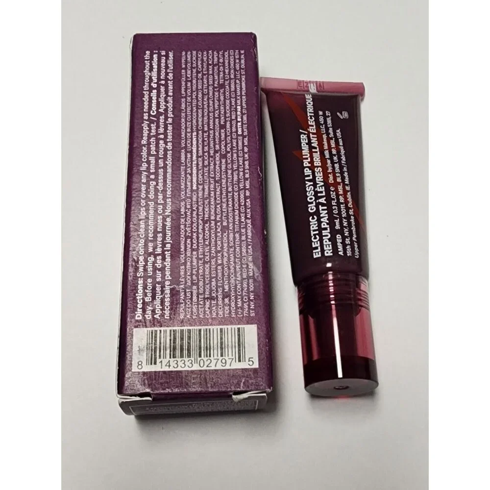 Milk Makeup Electric Glossy Lip Plumper Full Size Amped